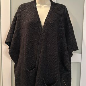 CAbi Sparkle Sweater Poncho